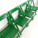 4x vintage folding chair