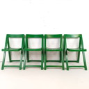 4x vintage folding chair