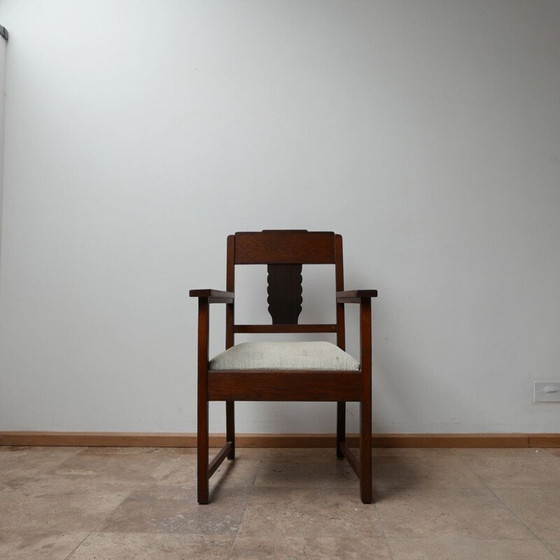 Image 1 of Vintage single armchair Art Deco School of Amsterdam Holland 1930s