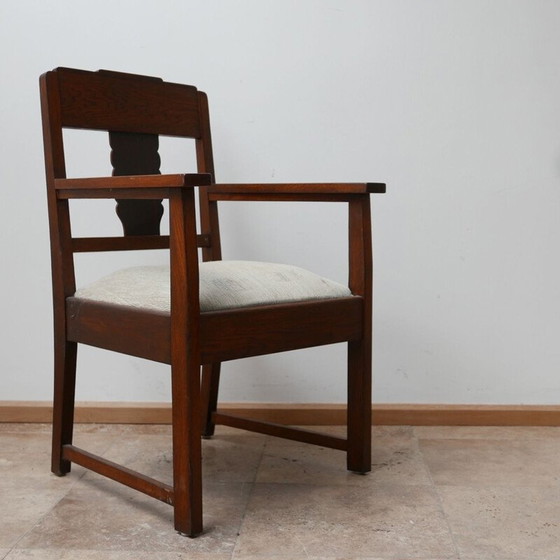 Image 1 of Vintage single armchair Art Deco School of Amsterdam Holland 1930s