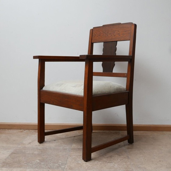 Image 1 of Vintage single armchair Art Deco School of Amsterdam Holland 1930s