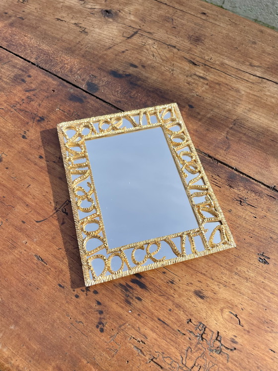 Image 1 of Dolce Vita Gold French Modern Mirror