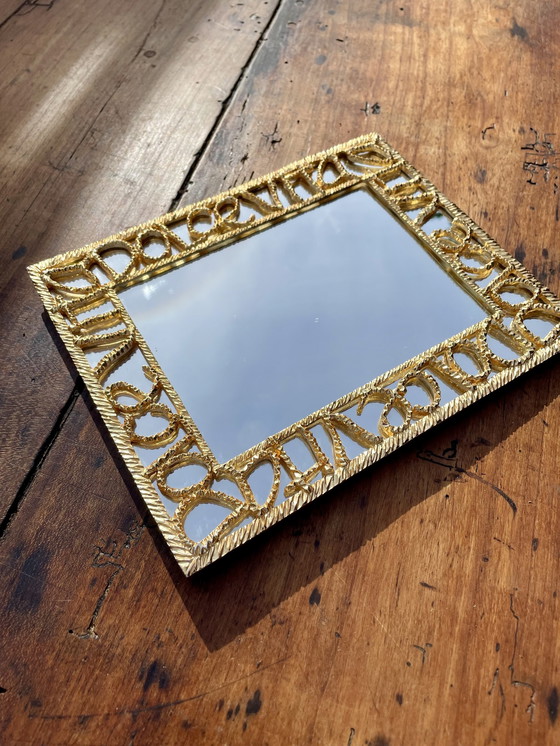 Image 1 of Dolce Vita Gold French Modern Mirror