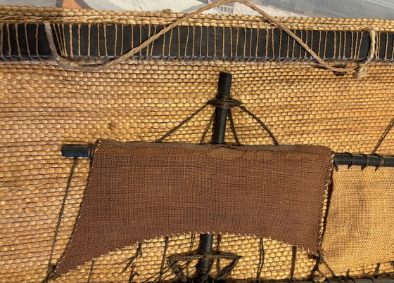 Image 1 of Arazzo vintage con barca a vela