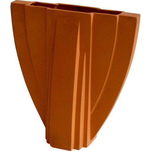 Vintage ceramic vase by Claude Dumas, France 1980
