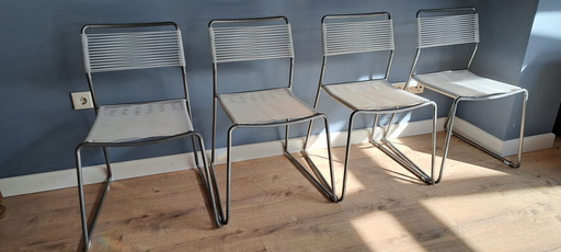 4x IKEA Lisa Norinder Spaghetti chairs