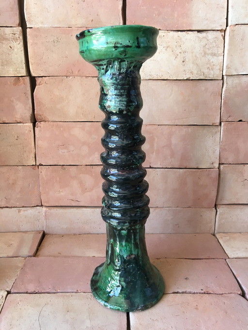 Tamegroute candlestick pottery