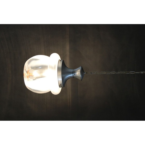 Image 1 of Vintage glass Murano pendant lamp, Italy 1970s