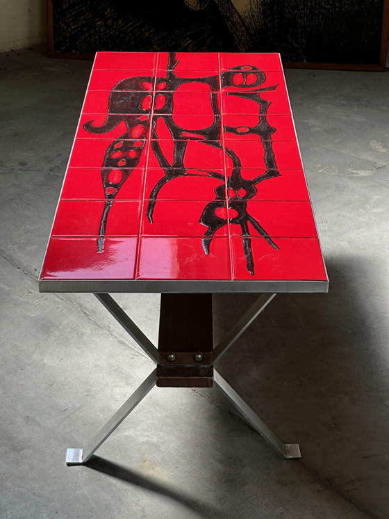 Image 1 of Tavolino da caffè in ceramica vintage anni '60