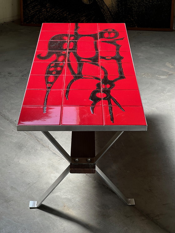 Image 1 of Tavolino da caffè in ceramica vintage anni '60