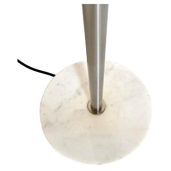 Image 1 of 1X Midcentury Modern Murano And Carrara Marble Floor Lamp, Italy 1960