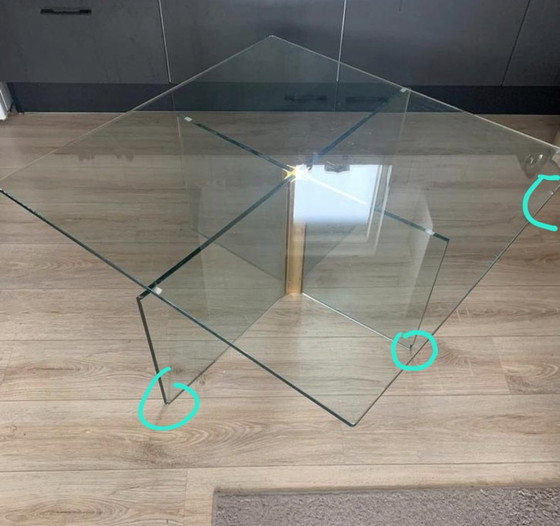 Image 1 of Glass Coffee Table Large