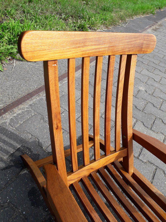 Image 1 of Teak children's deckchair