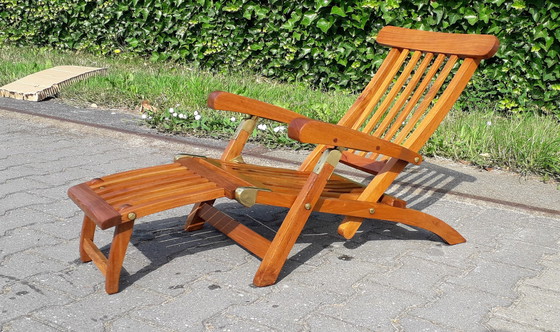 Image 1 of Chaise longue en teck pour enfants