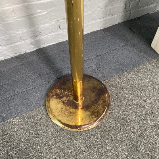 Image 1 of Vintage brass and copper towel rack, Italy 1980