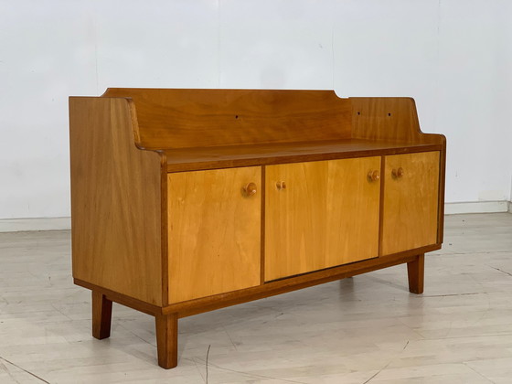 Image 1 of Mid century lowboard sideboard chest of drawers cabinet vintage