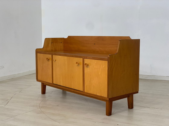 Image 1 of Mid century lowboard sideboard chest of drawers cabinet vintage