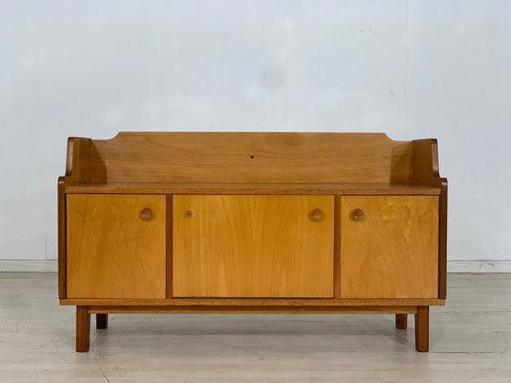 Image 1 of Mid century lowboard sideboard chest of drawers cabinet vintage