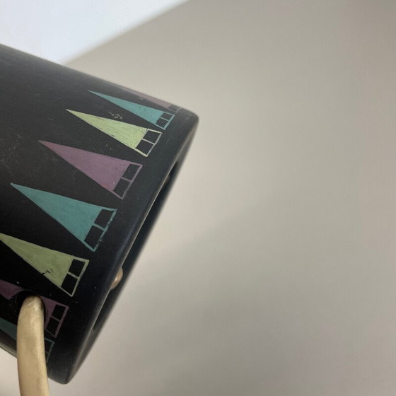 Image 1 of Vintage table lamp in glass and wood by Hans-Agne Jakobsson Ab, Sweden 1960s