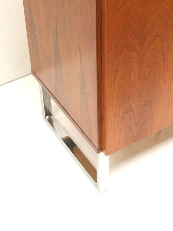 Image 1 of Grand buffet vintage en bois de rose fabriqué dans les années 1970