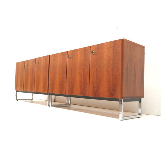 Image 1 of Grand buffet vintage en bois de rose fabriqué dans les années 1970