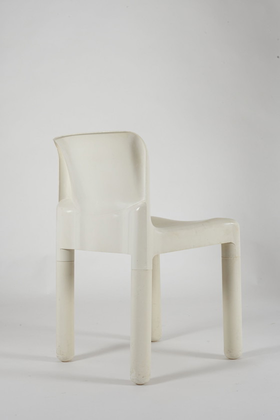 Image 1 of 4 X Kartell 4875 Carlo Bartoli Chairs Italian 1970S