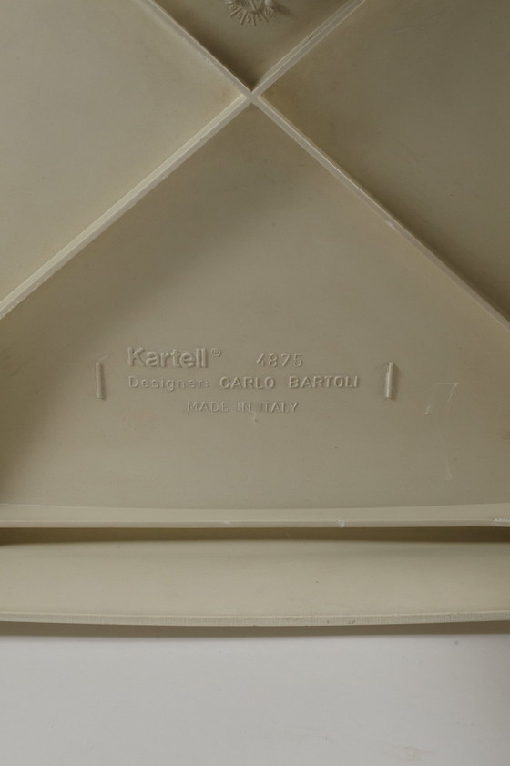 Image 1 of 4 X Kartell 4875 Carlo Bartoli Chairs Italian 1970S