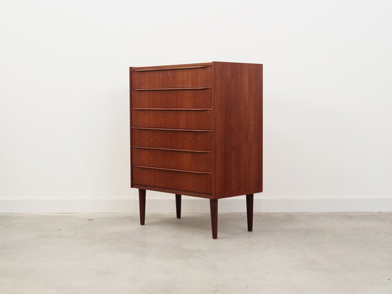 Image 1 of Teak Chest Of Drawers, Danish Design, 1960S, Production: Denmark