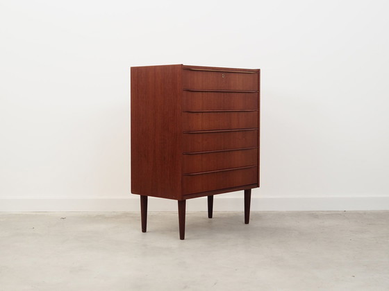 Image 1 of Teak Chest Of Drawers, Danish Design, 1960S, Production: Denmark