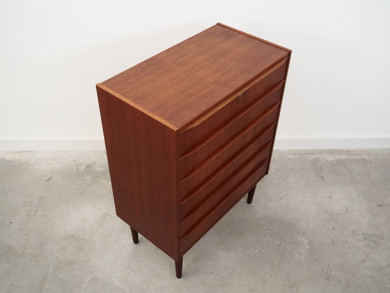 Image 1 of Teak Chest Of Drawers, Danish Design, 1960S, Production: Denmark