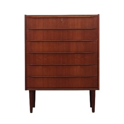 Teak Chest Of Drawers, Danish Design, 1960S, Production: Denmark