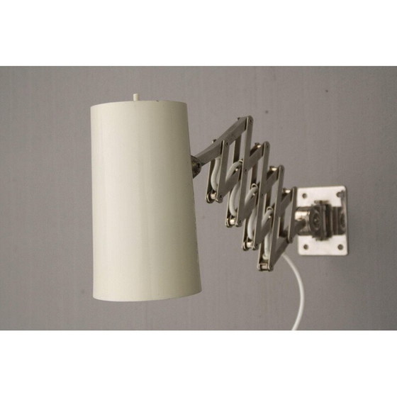 Image 1 of Lampada a forbice vintage in alluminio laccato, Italia 1950