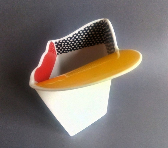 Image 1 of Rare Postmodern/Pop-Art Barbara Brenner Vase For Thomas Atelier 1980'S