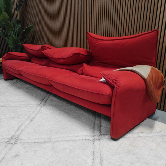 Image 1 of Cassina Maralunga 3 Seater New Red