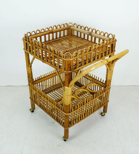 Image 1 of Mid century serving trolley