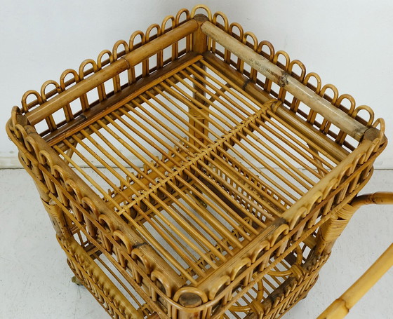 Image 1 of Mid century serving trolley