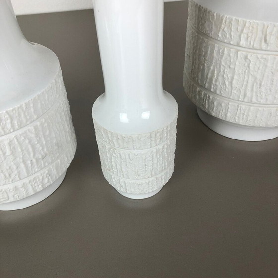 Image 1 of Set of 3 vintage porcelain vases by Richard Scharrer for Thomas, Germany 1970