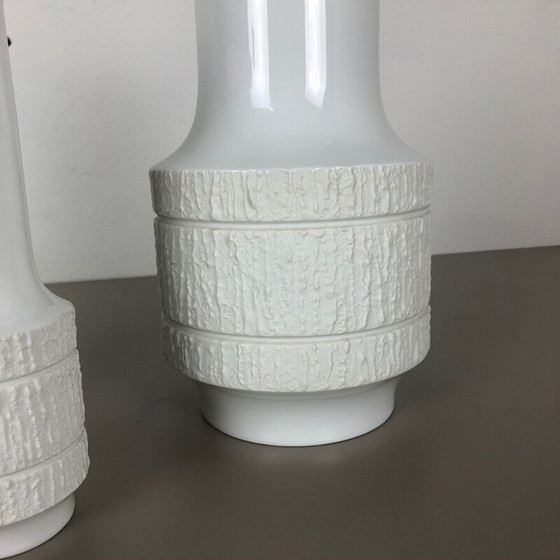 Image 1 of Set of 3 vintage porcelain vases by Richard Scharrer for Thomas, Germany 1970