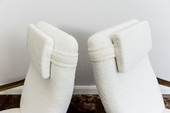 Image 1 of Pair Of Gfm-64 High Back Armchairs By Edmund Homa, Gfm, Poland, 1960’S