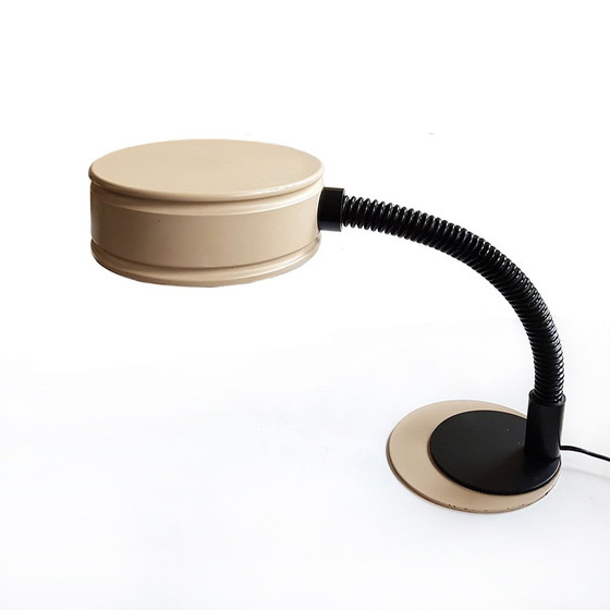 Image 1 of Lampe de bureau vintage belge à col de cygne de Massive Lighting