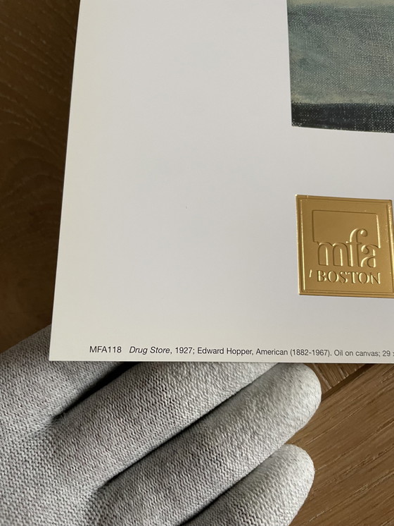 Image 1 of Edward Hopper (1882-1967), Farmacia, 1927, Copyright 2000 Museo de Bellas Artes de Boston