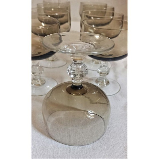 Image 1 of Set of 9 vintage balloon glasses, 1970