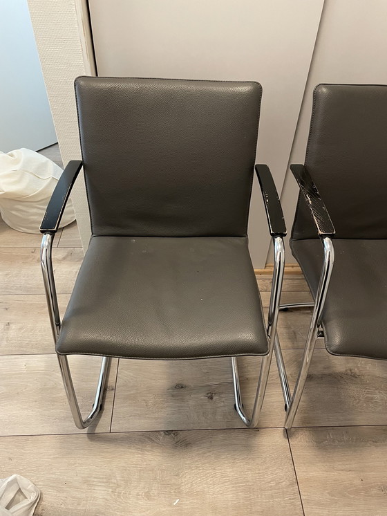 Image 1 of 2x Leolux Freyr Dining Chairs