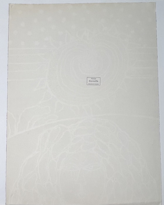 Image 1 of Signed; Guillaume Corneille Lithographie La Belle Géorgienne E/A 1978