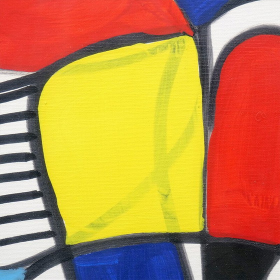 Image 1 of Dipinto acrilico vintage di Aldo Gentilini, 1970