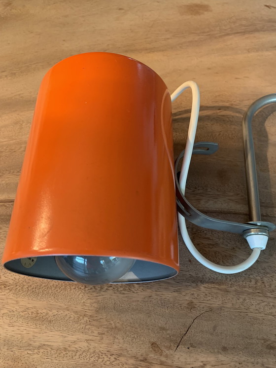 Image 1 of Lampada da parete vintage arancione