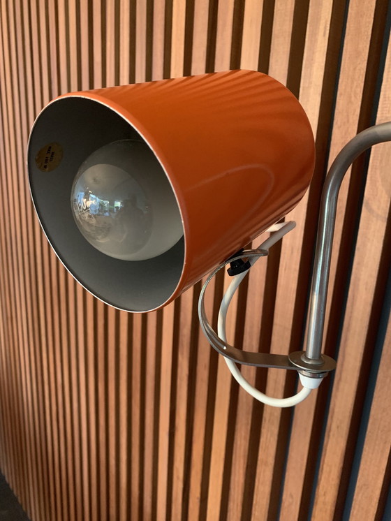 Image 1 of Lampada da parete vintage arancione