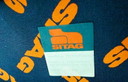 Chaise de bureau en cuir bleu océan de Sitag par Sitag. Suisse, années 1970.