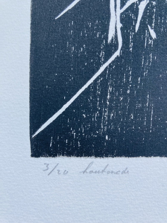 Image 1 of Henry Coffin - Launching - Woodcut - Vintage