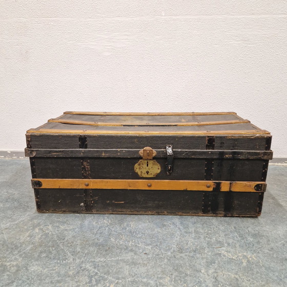 Image 1 of Antique Cabin Box Toy Chest